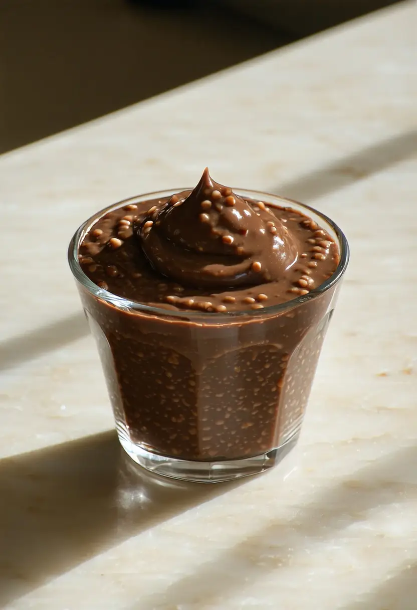 Pudim de Tapioca com Chocolate: Super Energia!