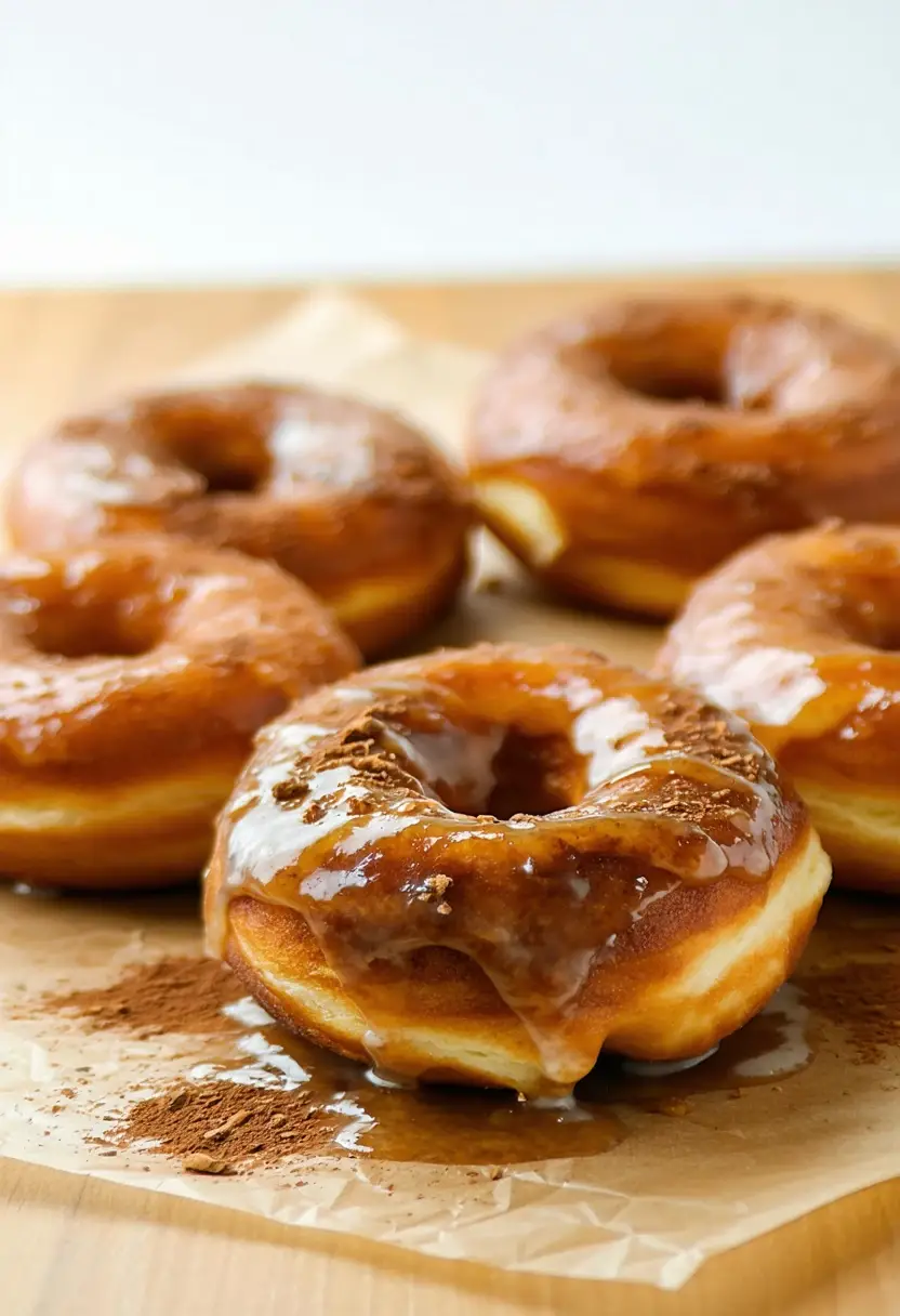Donuts de Rolinho de Canela Caseiros