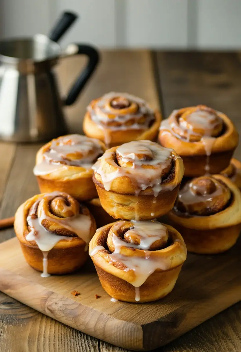 Muffins de Rolinho de Canela: Perfeitos