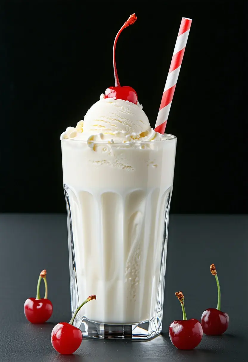 Milkshake de Baunilha Caseiro