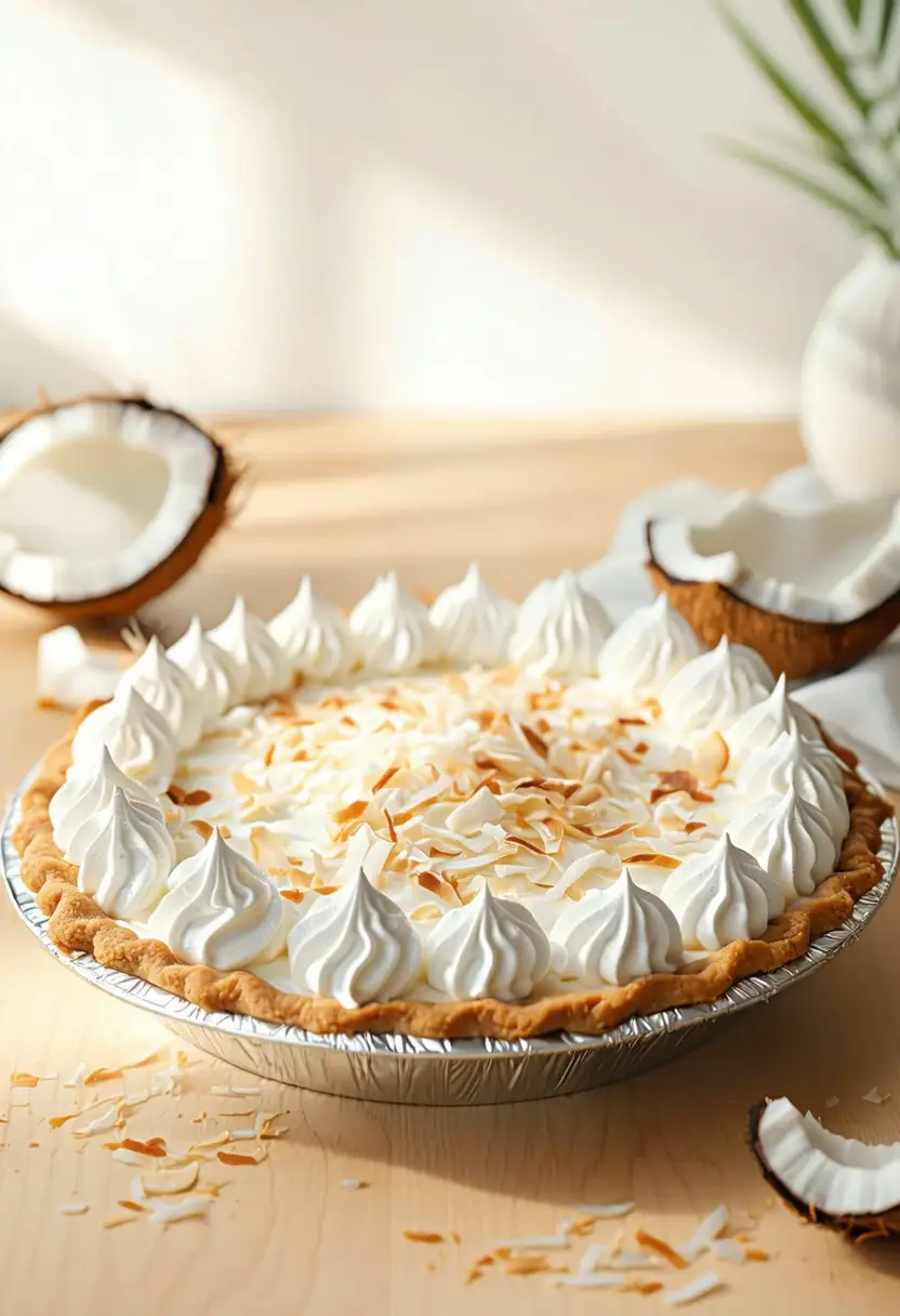 Torta de Creme de Coco Super Prática