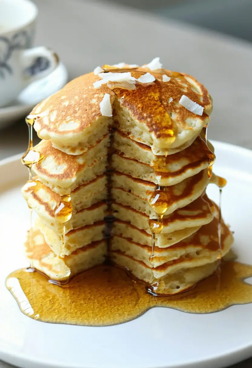 Panquecas de Coco Deliciosas