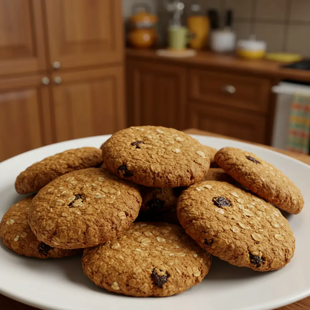 Cookies de Aveia com Passas Super Práticos