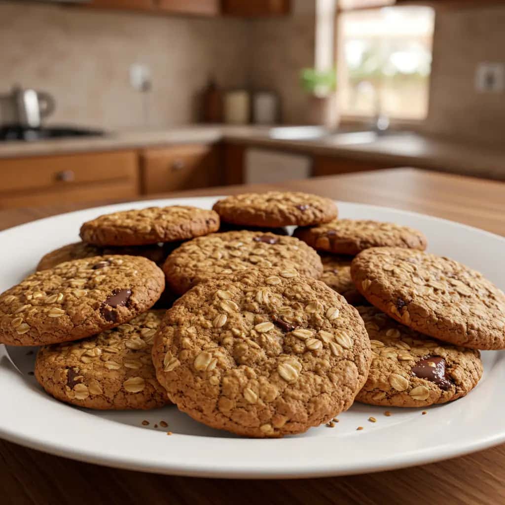 Cookies de Aveia Super Saudáveis