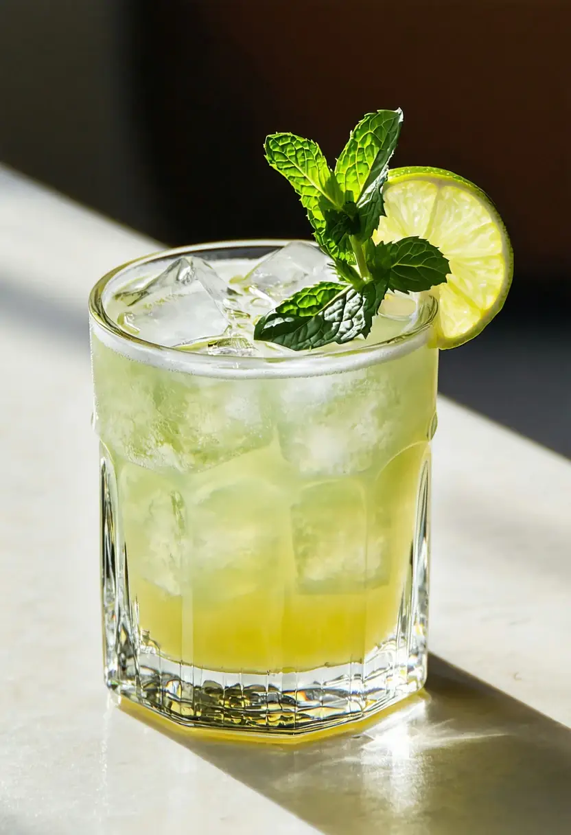 Coquetel de Limão e Hortelã Delicioso