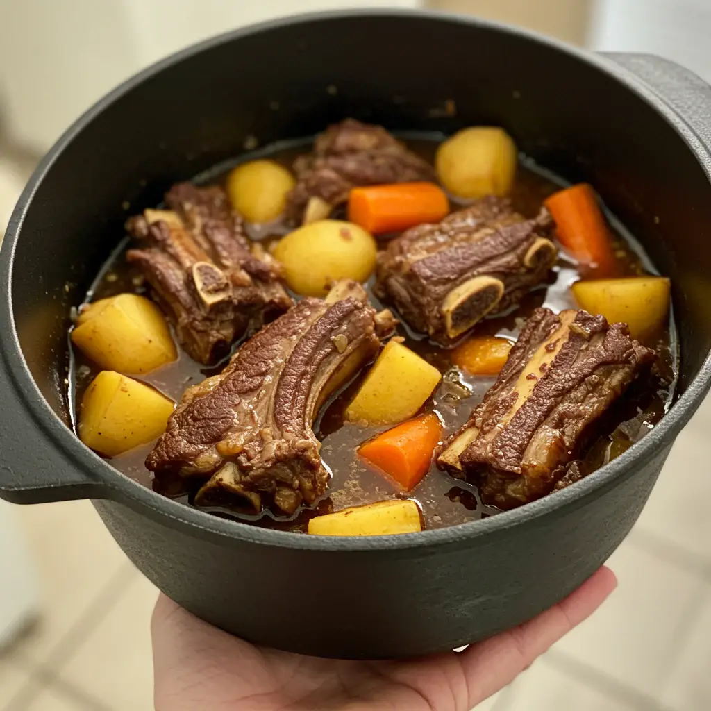 Costela Assada com Batatas