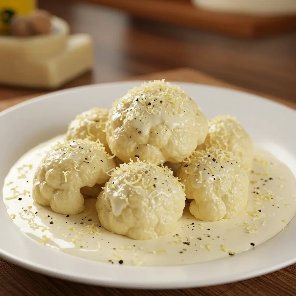 Couve-flor cremosa 100% vegetal