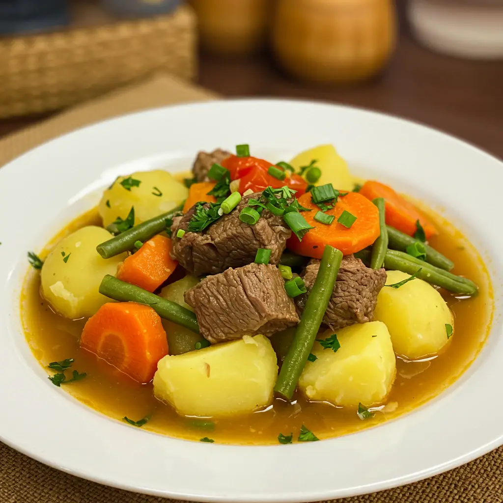 Cozido Caseiro de Carne e Legumes