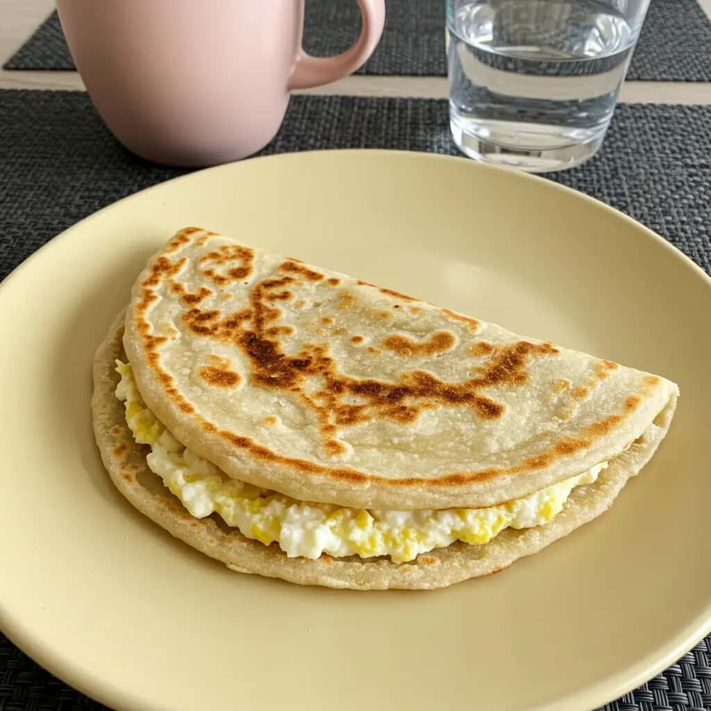 Crepioca de Aveia com Mussarela: Textura Ideal