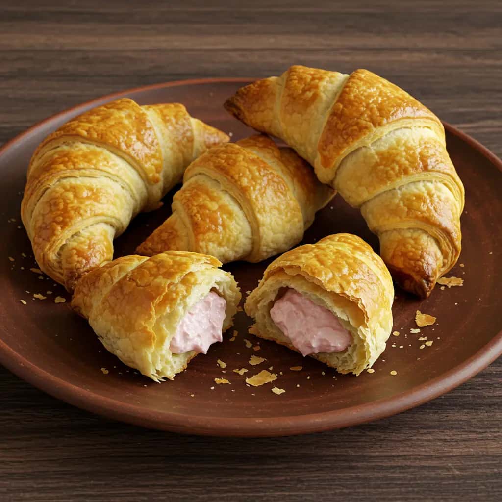 Croissants de Presunto e Queijo Perfeitos