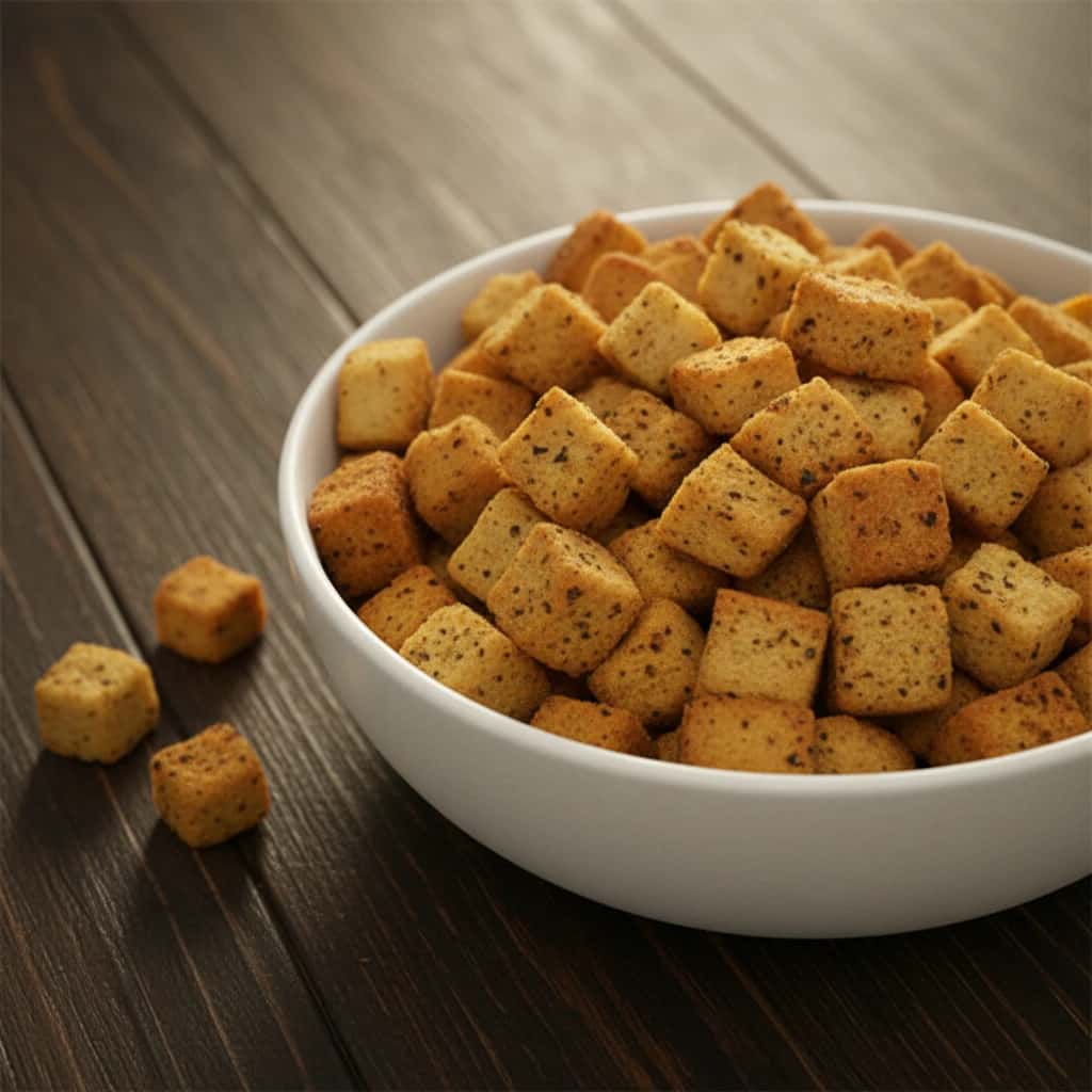 Croutons Caseiros: Econômico e Delicioso