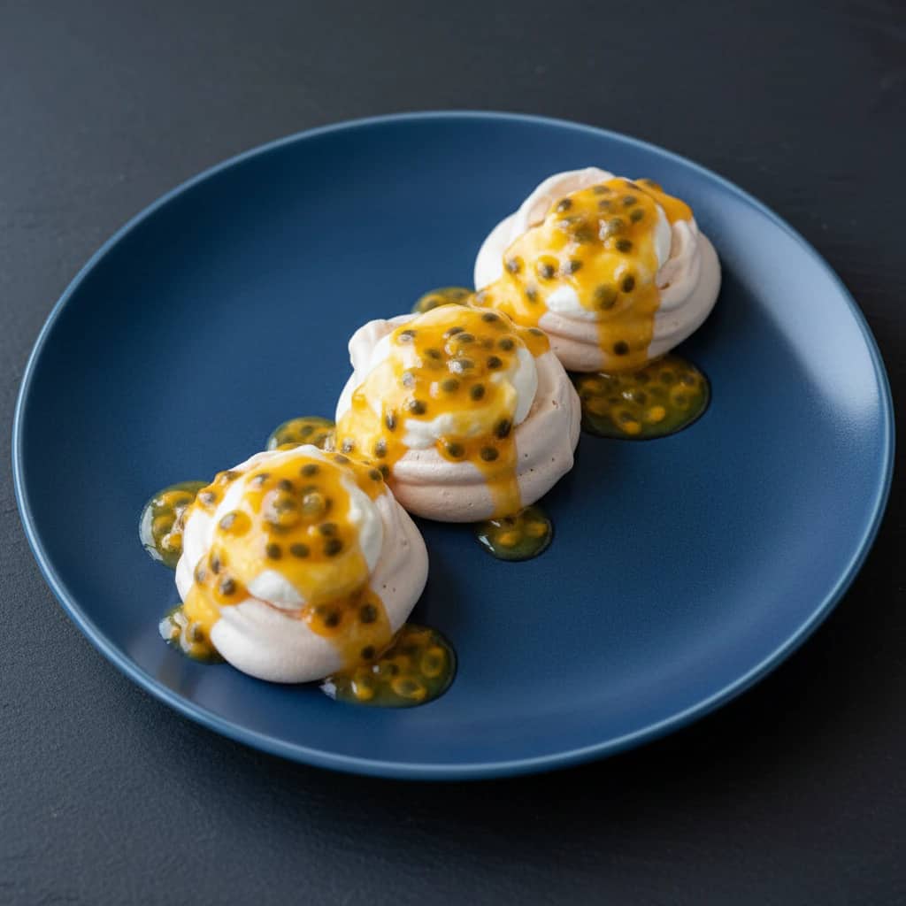 Deliciosas Tigelinhas de Suspiro com Creme de Maracujá