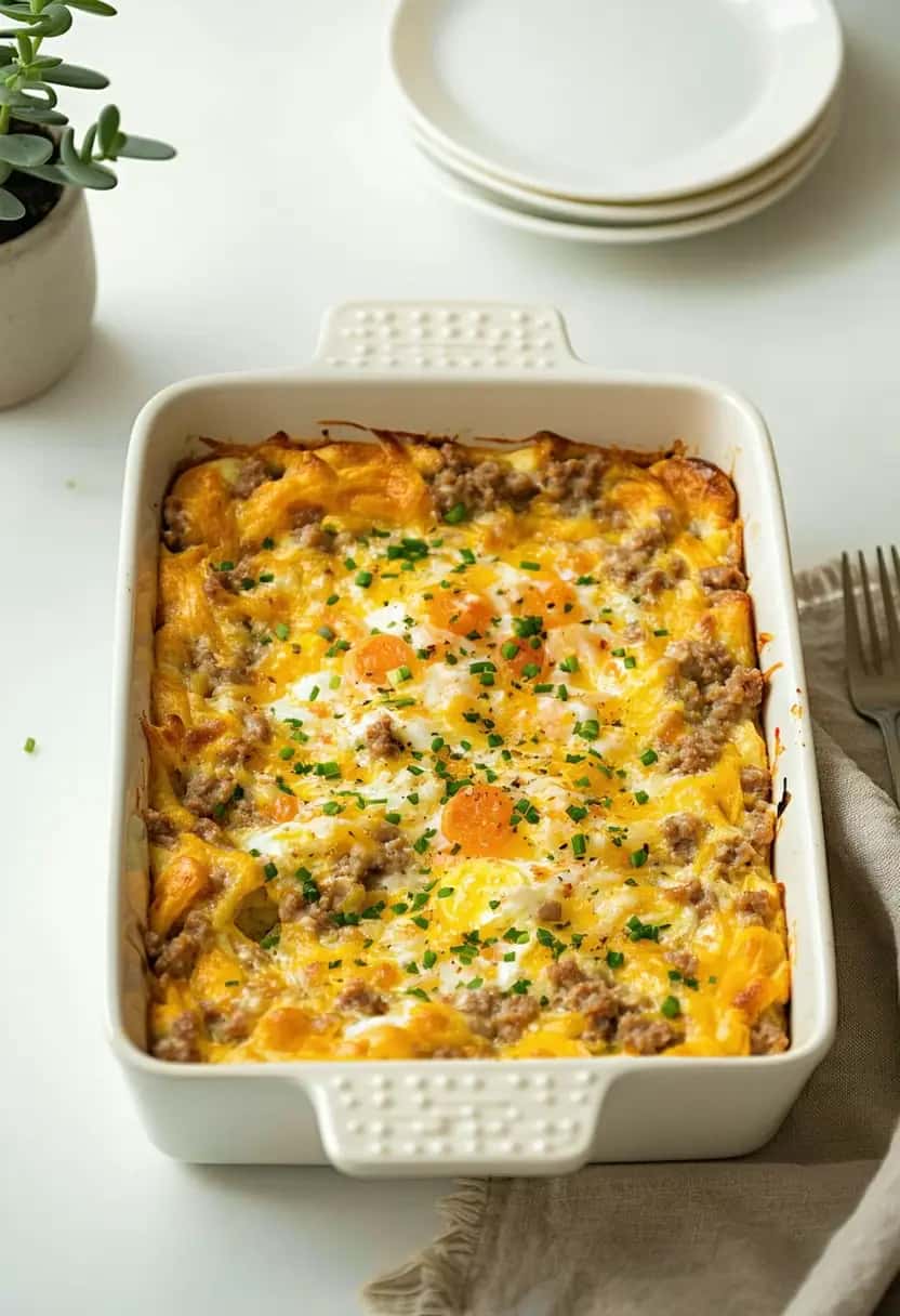 Casserola de Café da Manhã Nutritiva