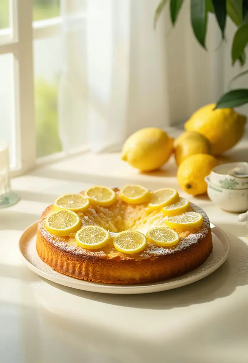 Bolo de Limão Caseiro