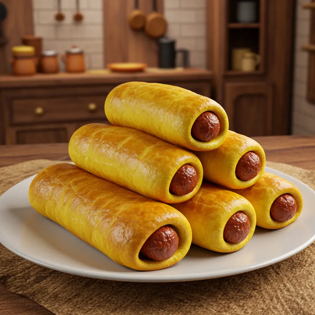 Enroladinhos de Salsicha Assados: Nutritivos e Deliciosos