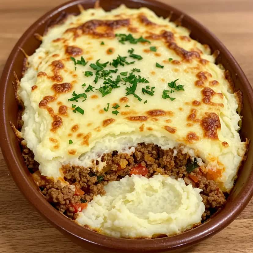 Escondidinho Cremoso de Carne