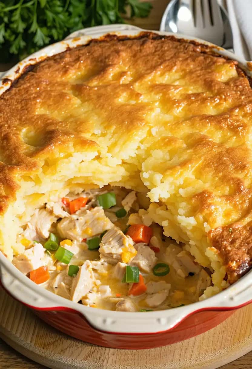 Escondidinho de Frango com Catupiry: Experiência Cremosa