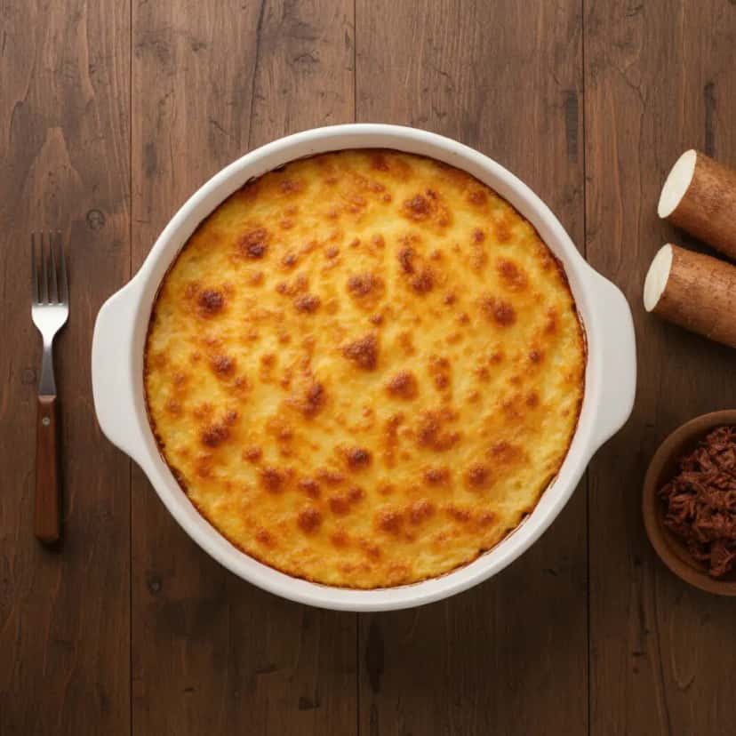 Escondidinho de Macaxeira 100% Vegetal