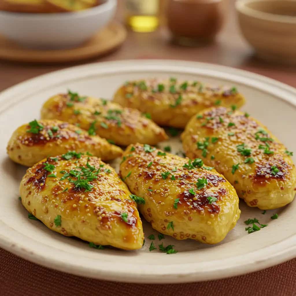 Frango com Mel e Mostarda Delicioso