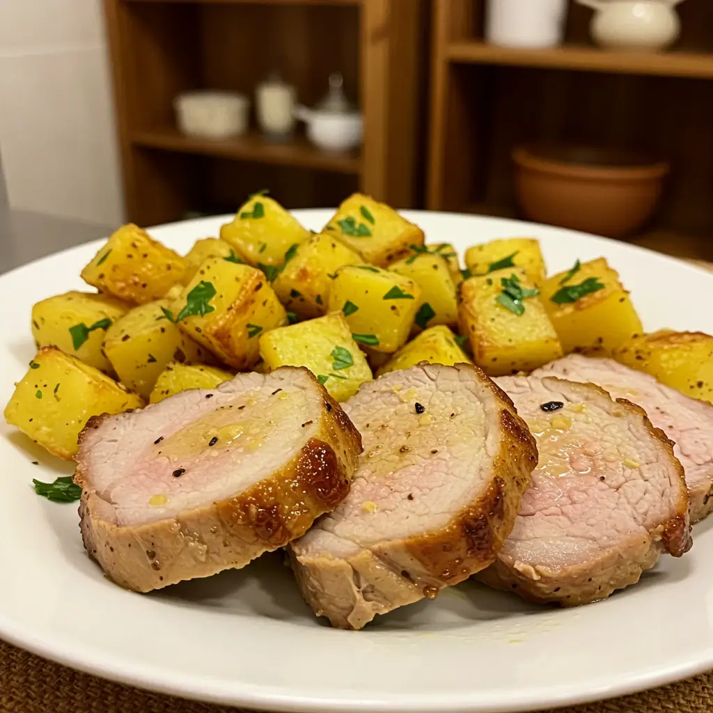Mignon Suíno com Batatas: Experiência Incrivel