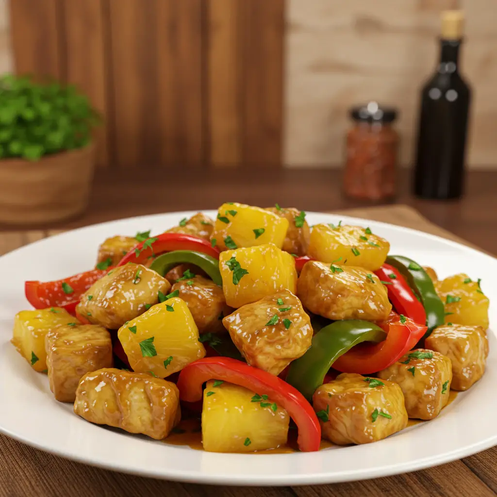 Frango Agridoce 100% Vegetal