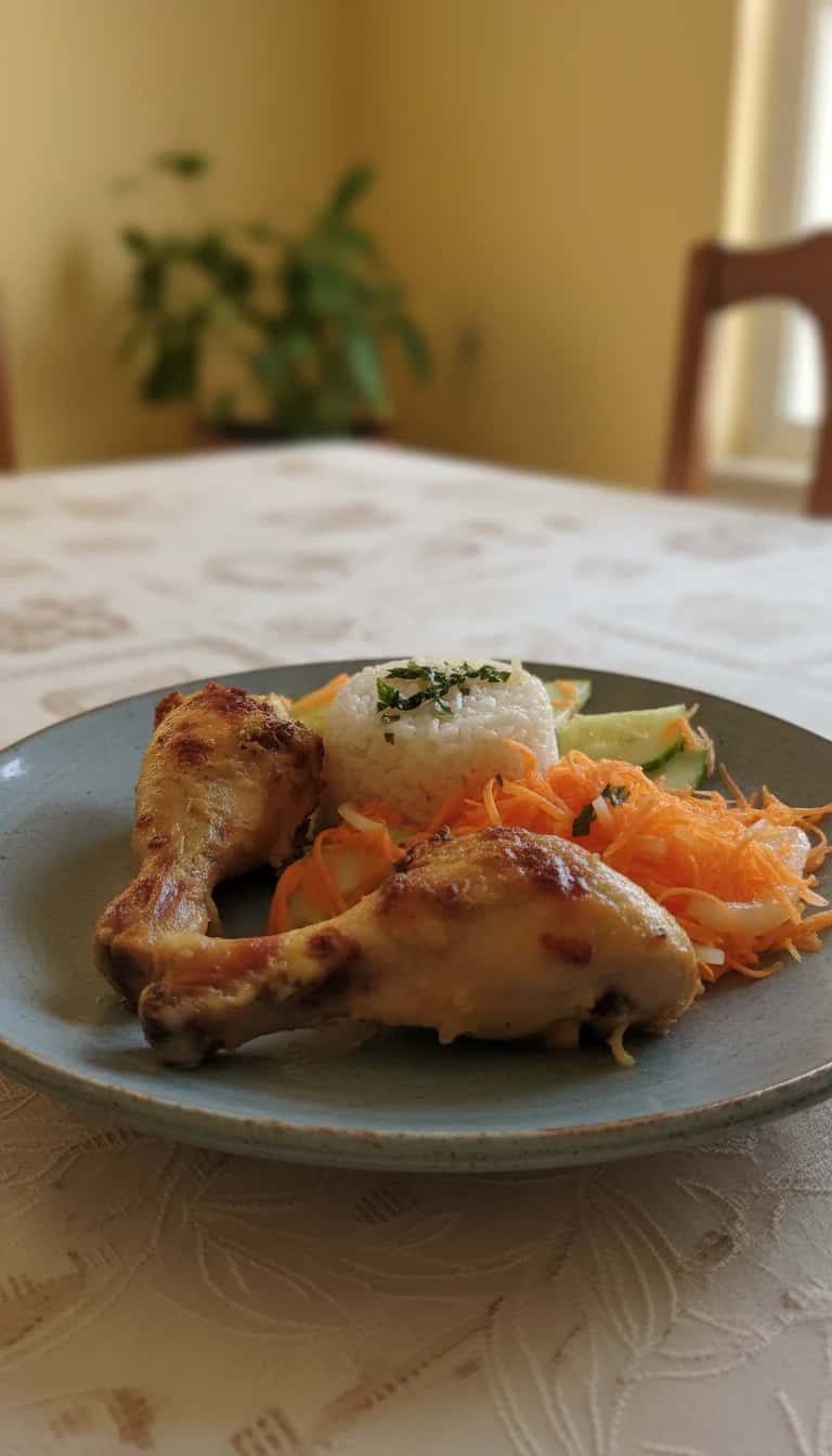 Creme de Cebola com Frango Delicado