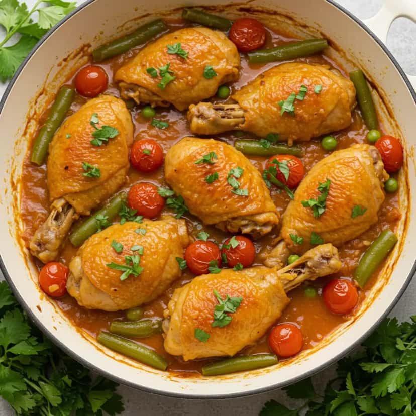 Frango com Quiabo Caseiro