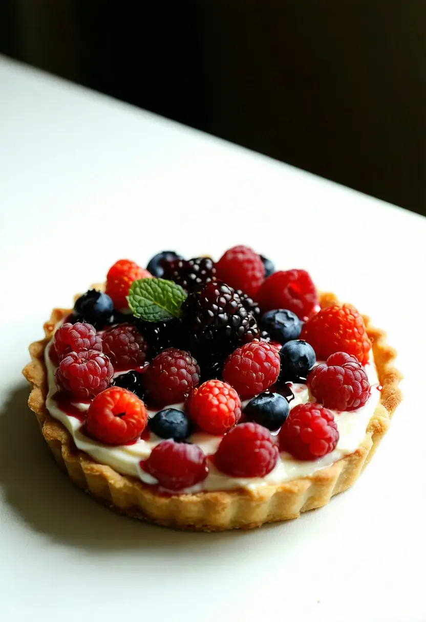 Torta de Frutas Frescas Super Saudável