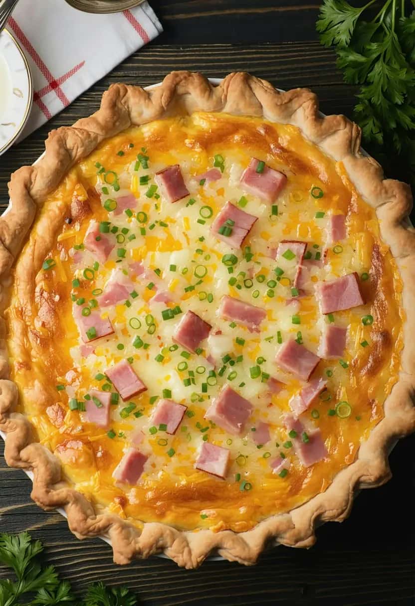 Quiche de Presunto e Queijo Caseiro