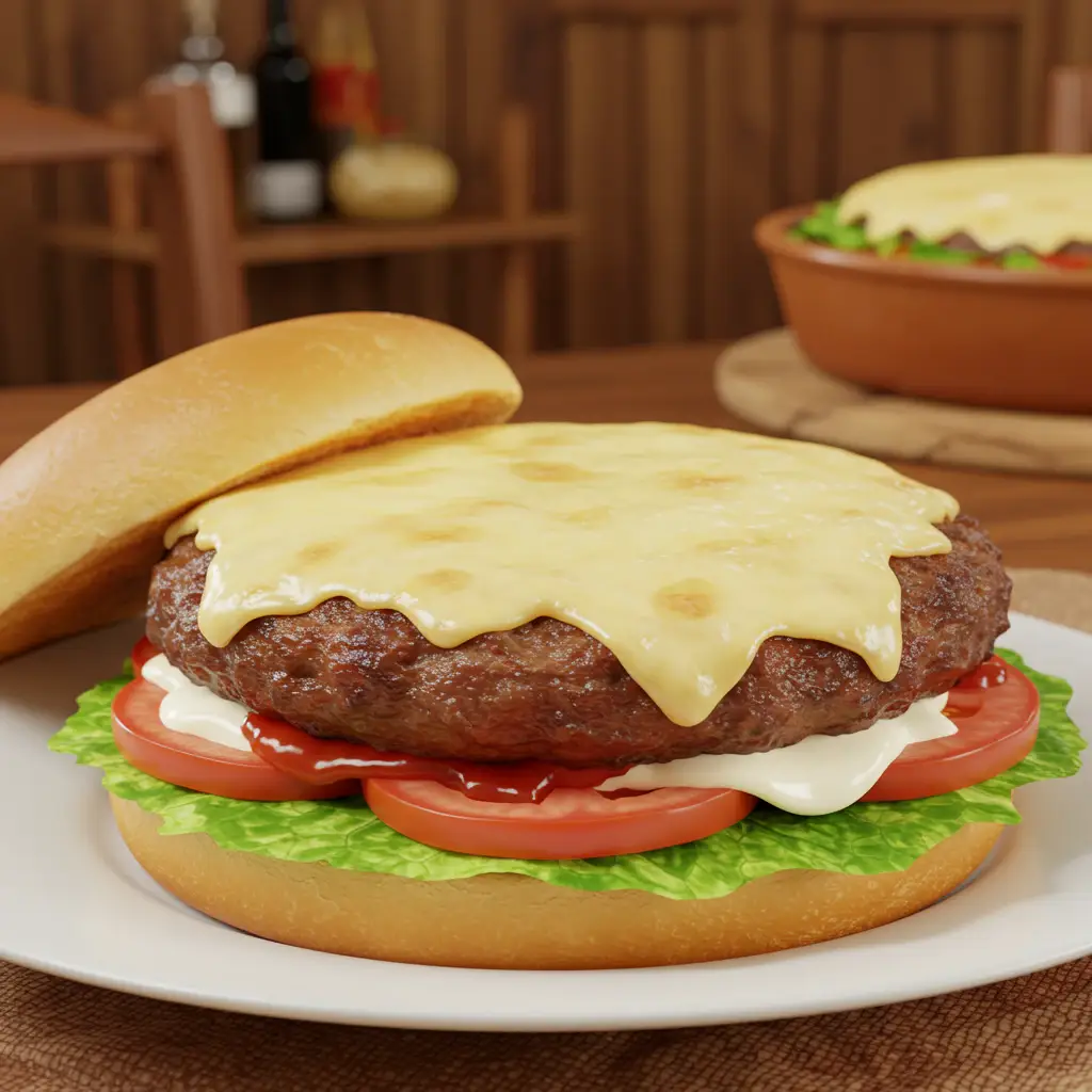 Hamburgão de Forno Caseiro