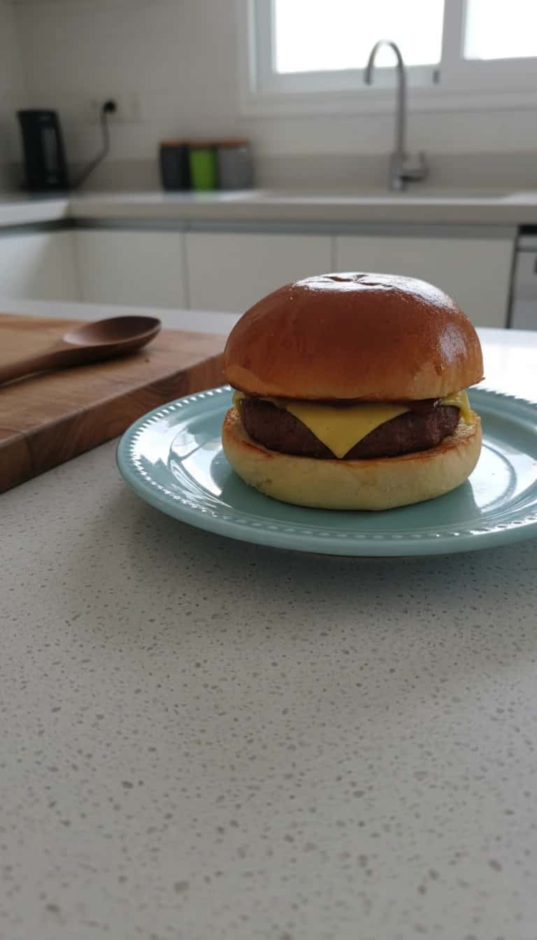 Hambúrguer de Frango com Barbecue de Framboesa: Super Saudável!