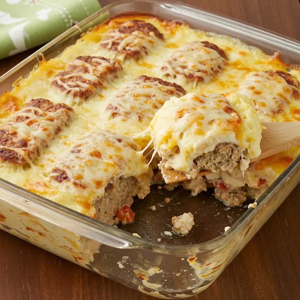 Hambúrgueres Assados Cremosos