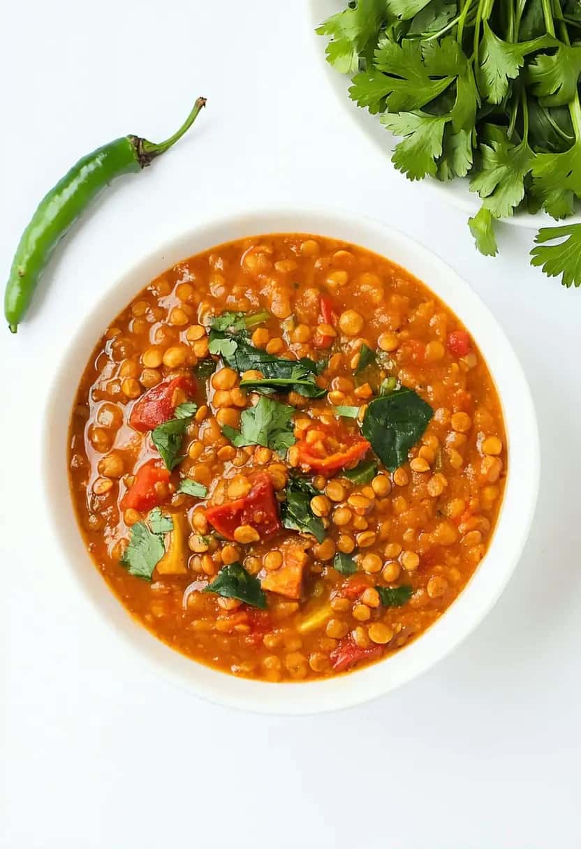 Curry de Lentilha Vermelha: Nutritivo e Delicioso