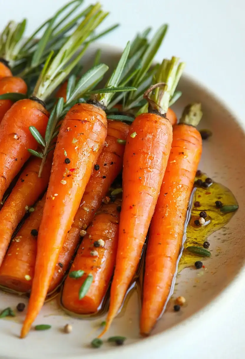 Cenouras Assadas com Mel: Nutritivo e Delicioso