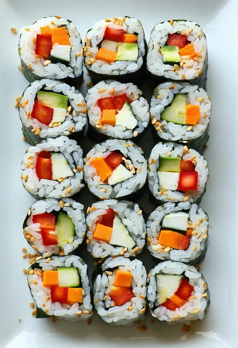 Kimbap de Legumes Super Prático