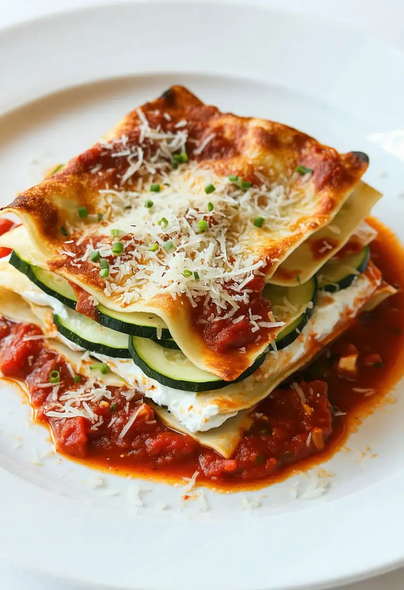 Lasanha de Abobrinha Cremosa