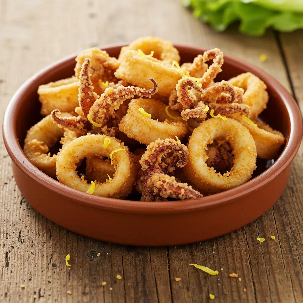 Lulas Fritas Crocantes