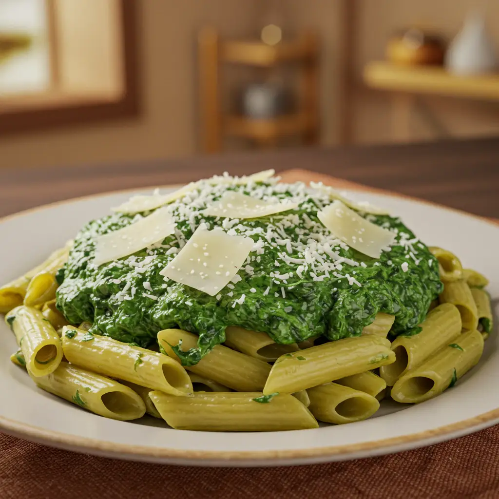 Macarrão com Espinafre: Experiência Inovadora