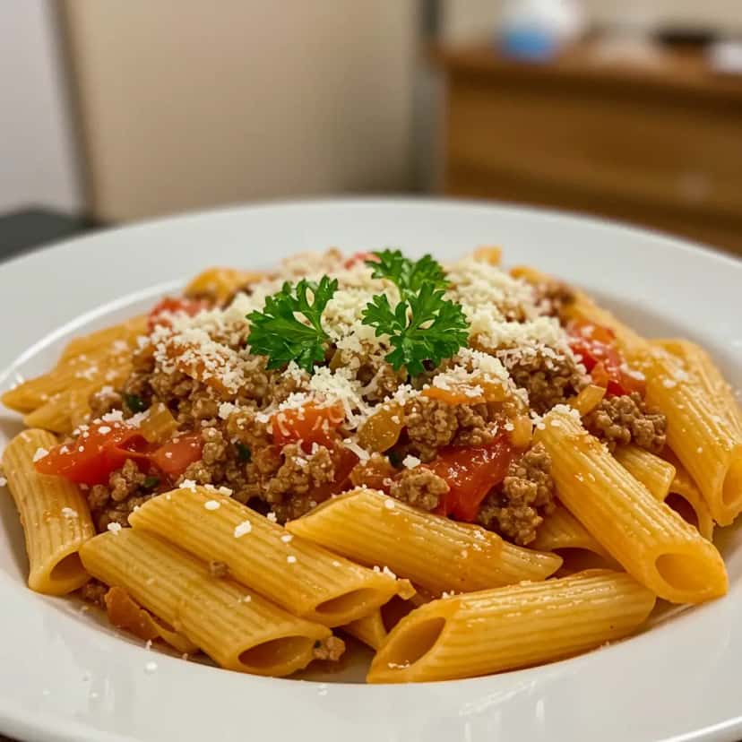 Macarronada à Bolonhesa Caseira
