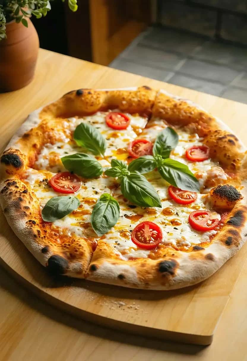 Pizza Caseira: 5 Ingredientes