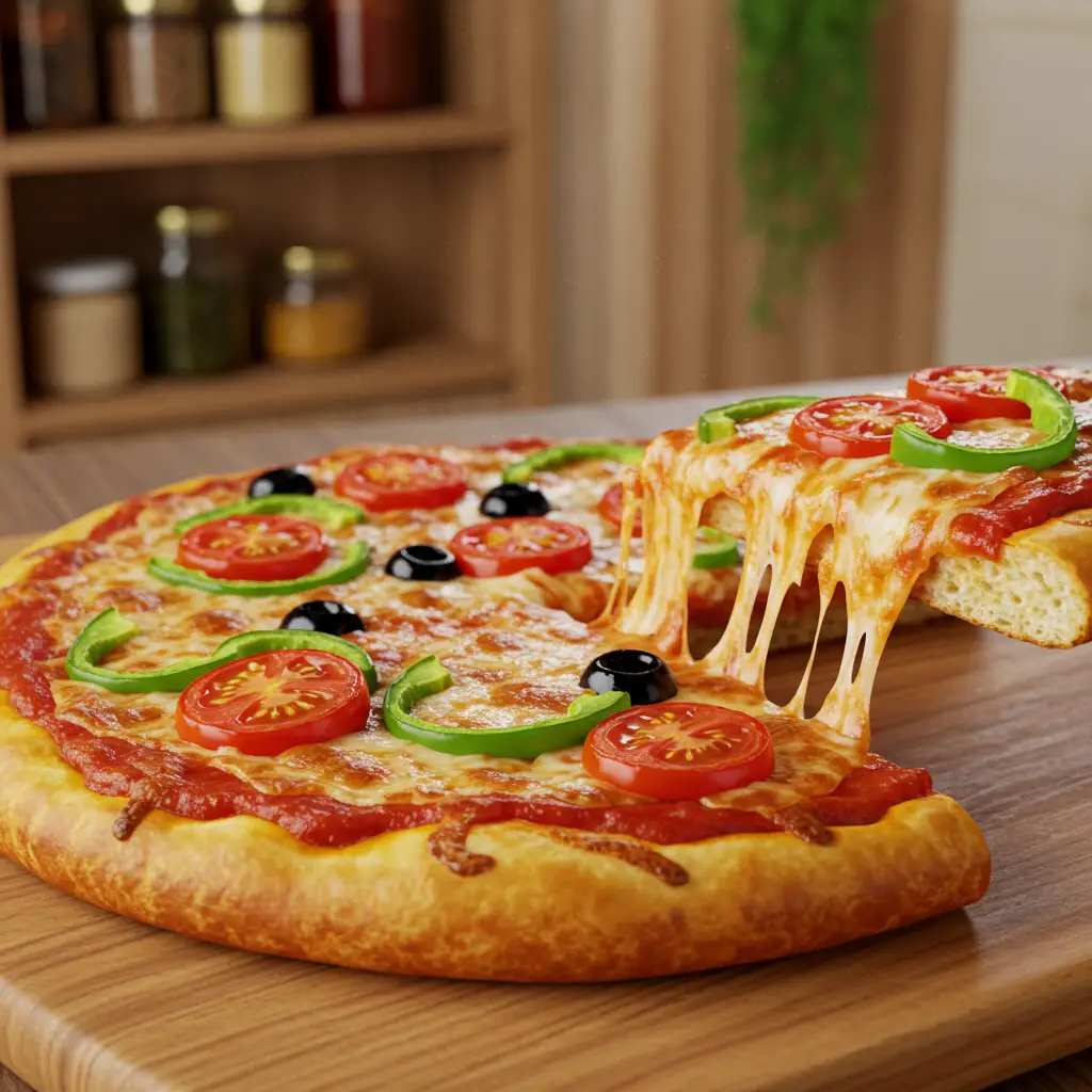 Massa super rápida de pizza crocante