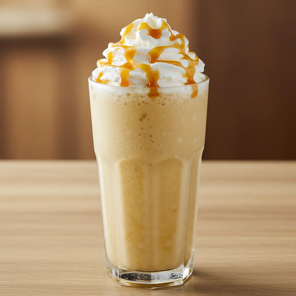 Milkshake de Café com Caramelo Caseiro
