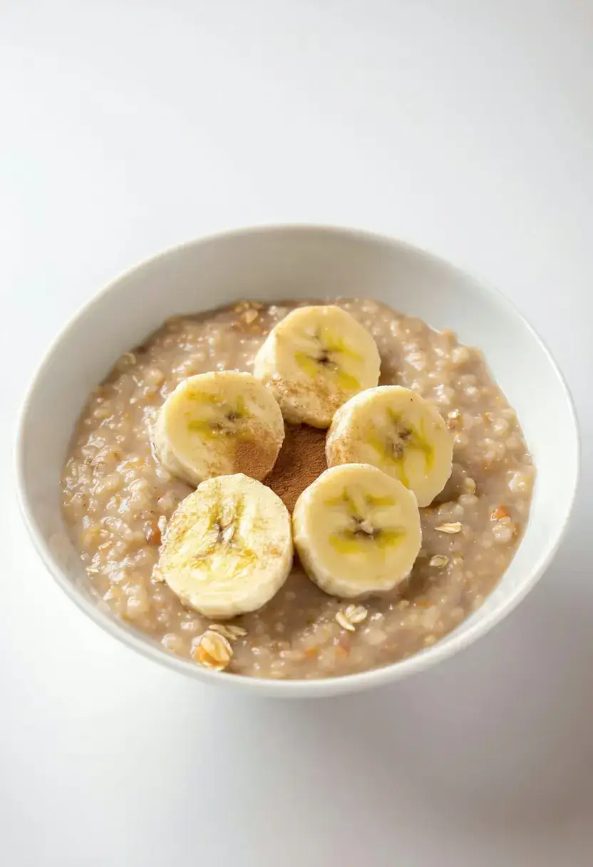 Mingau de Aveia com Banana: Delicioso