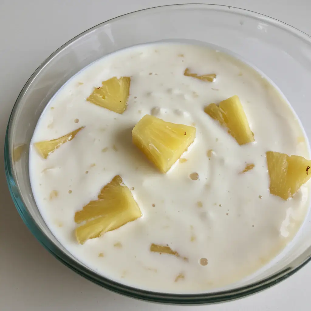 Mousse de Abacaxi Super Prático