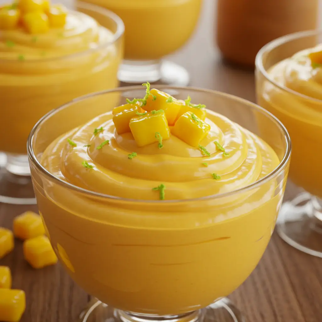 Mousse de Manga Super Saudável