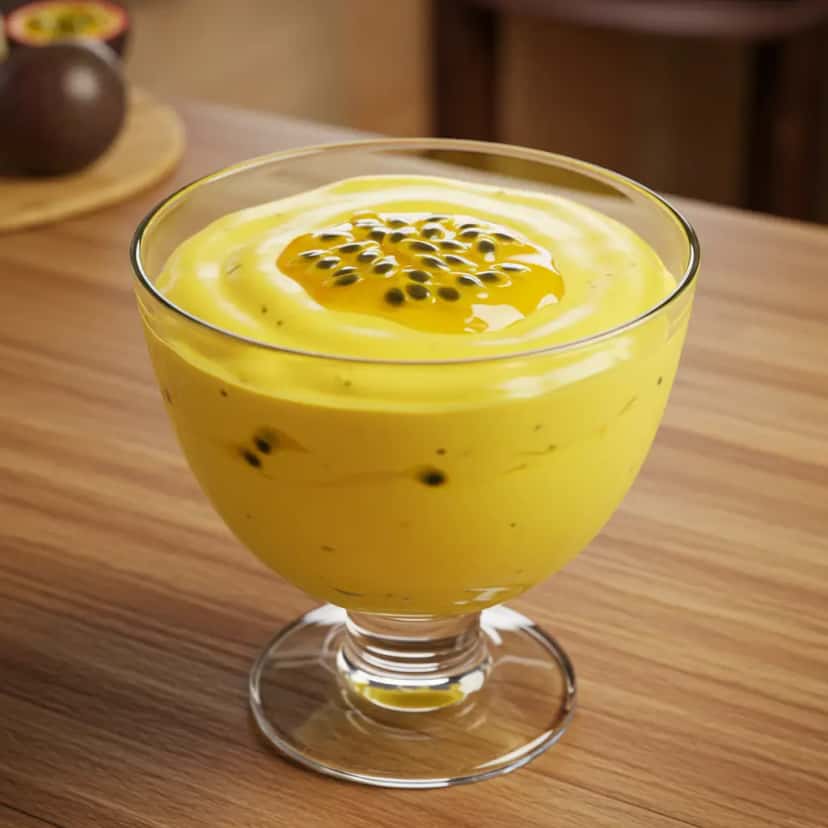 Mousse de Maracujá Caseiro
