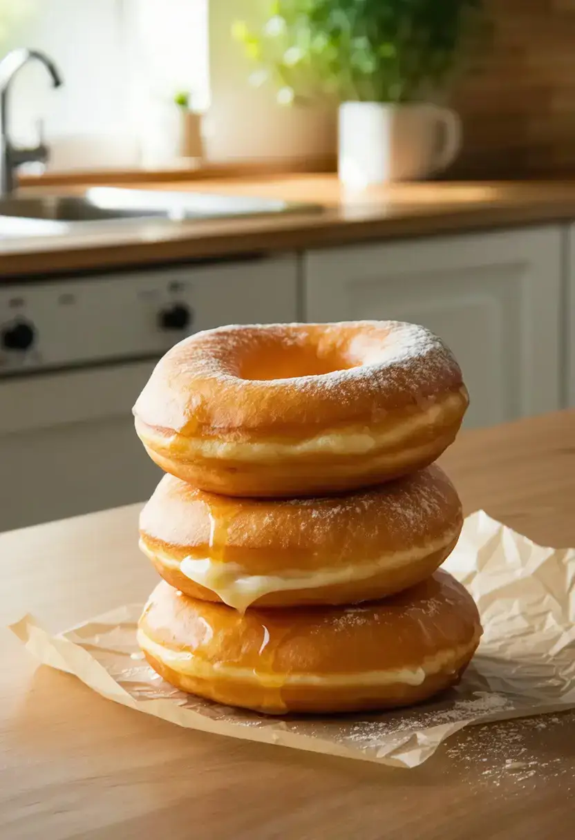 Donuts de Cream Cheese Caseiros