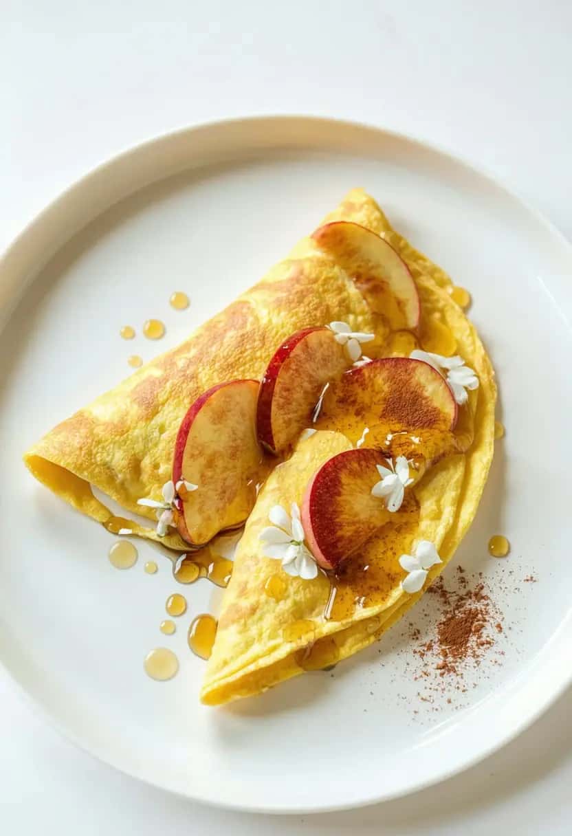 Omelete de Banana Caseiro