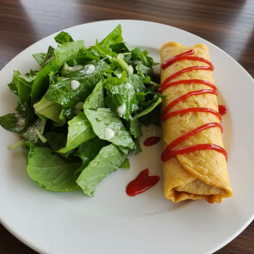 Omelete de Batata-Doce Caseiro