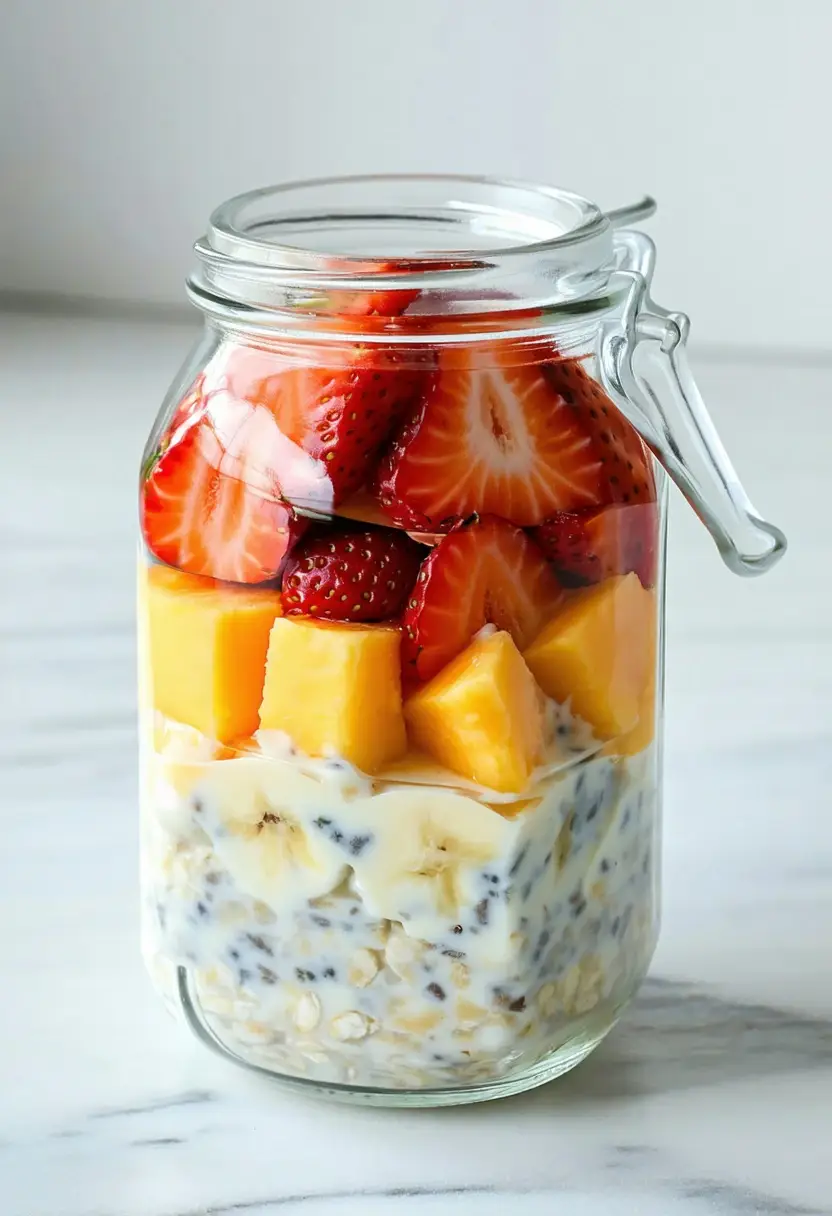 Overnight de Aveia: Textura Ideal